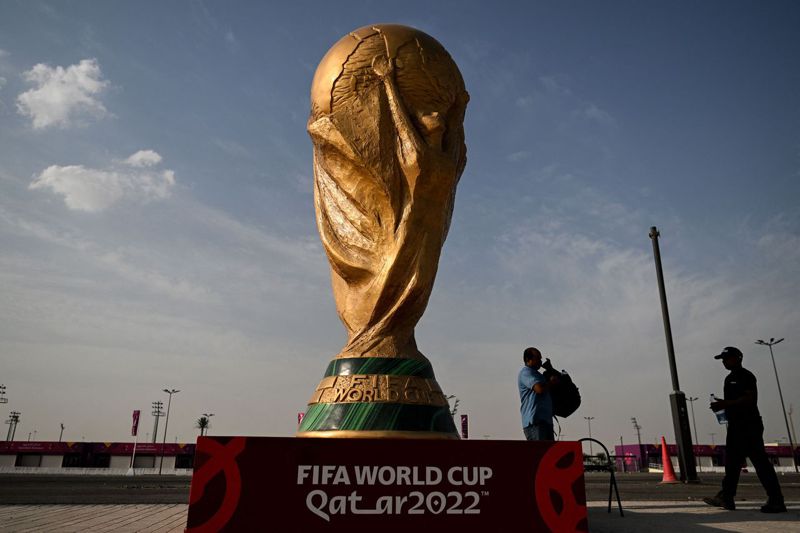 2022年卡達世界盃足球賽將會是史上最「高密度」的世足賽：主辦國國土面積歷來最小，各項數字卻為歷來最高。法新社
