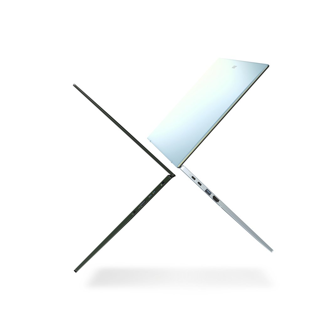 Acer Swift Edge採用超薄鎂鋁合金機殼，厚度僅12.95公釐。圖／宏...