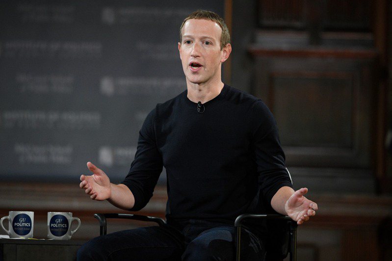臉書母公司Meta執行長祖克柏（Mark Zuckerberg）。 美聯社