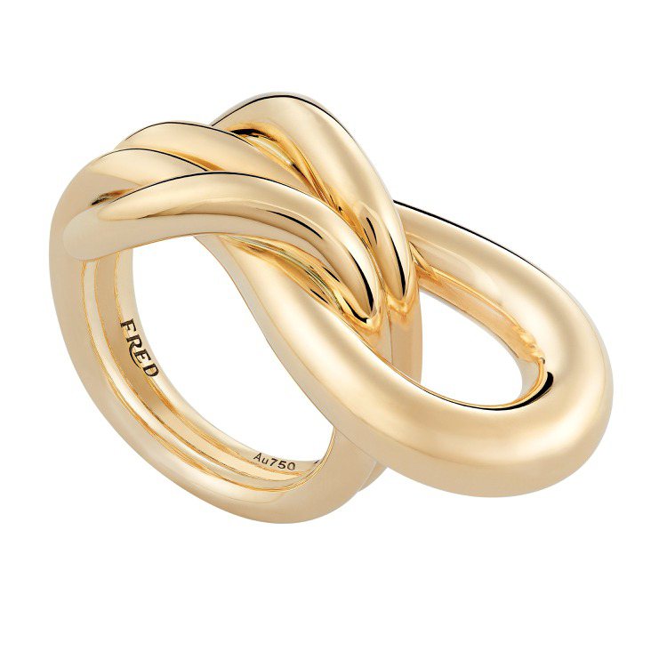 Chance Infinie Capsule高級珠寶系列18K黃金戒指，24萬2,300元。圖／斐登提供