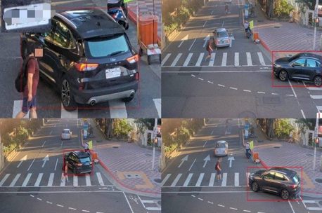 台北市20處路口科技執法12月1日啟用　車輛不停讓行人全都錄