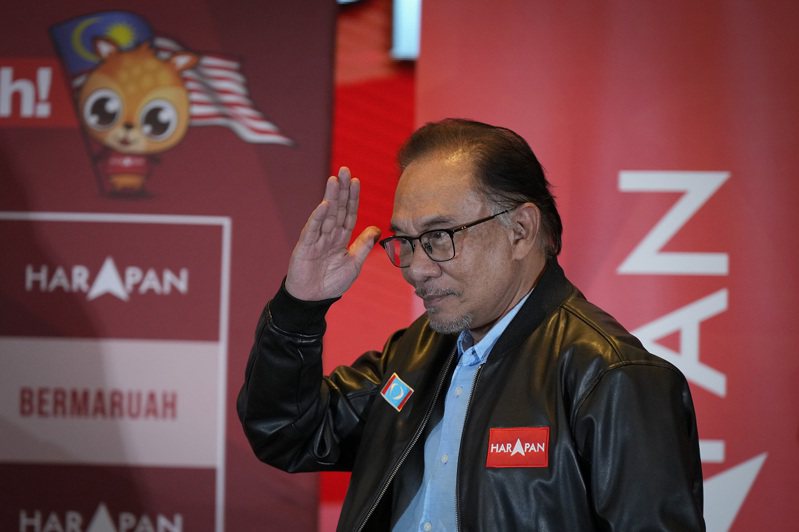 馬來西亞希望聯盟兼公正黨主席安華。美聯社