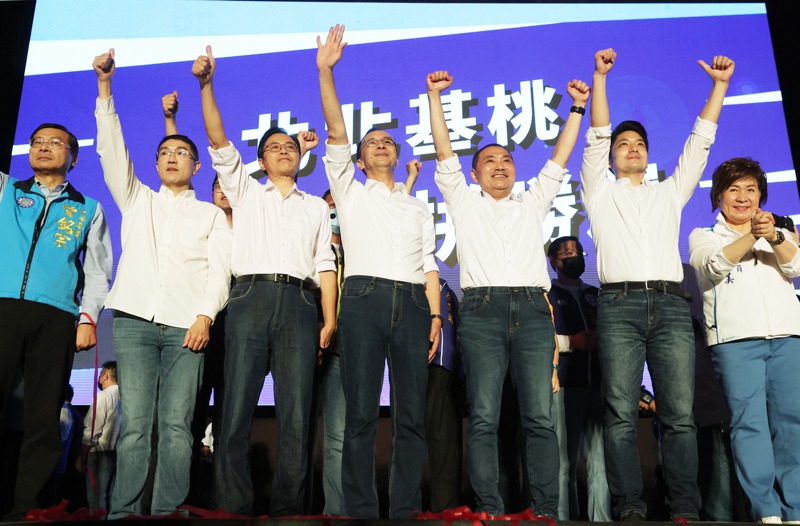 選戰最後倒數計數，國民黨全力衝刺北台灣選情。圖／聯合報系資料照片