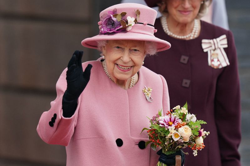 已故英國女王伊麗莎白二世。法新社