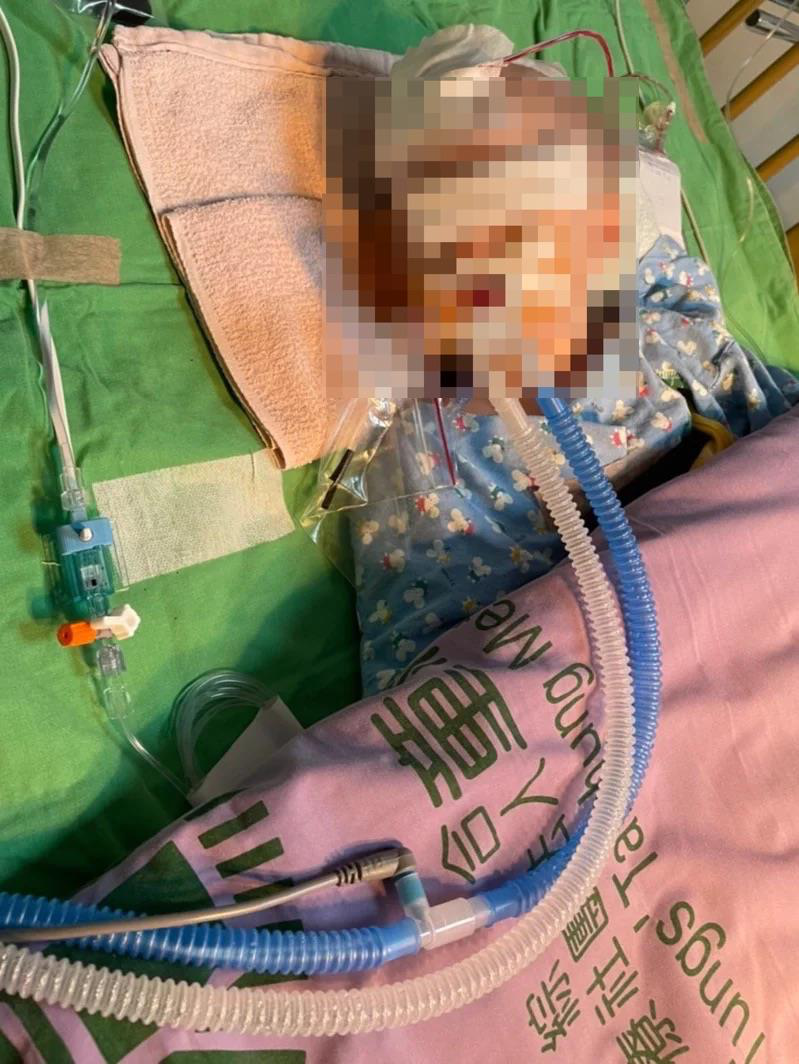 台中市清水1歲女嬰疑遭蔡姓保母施虐，昏迷住進加護病房，台中地檢署24日聲押獲准。圖／讀者提供
