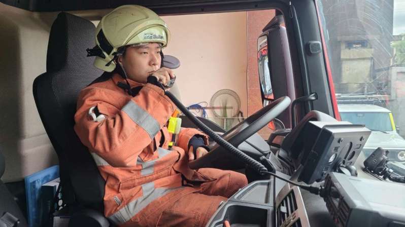 新竹市再設2座無線電中繼台，全市涵蓋率達全台第一，保障消防員救災安全與提升救災效能。無線電示意圖／新竹市政府提供