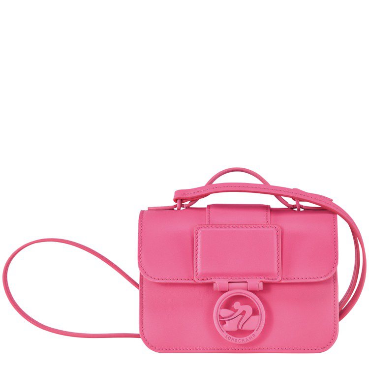 Box-Trot系列斜揹包XS桃粉色，21,900元。圖 / Longchamp提供