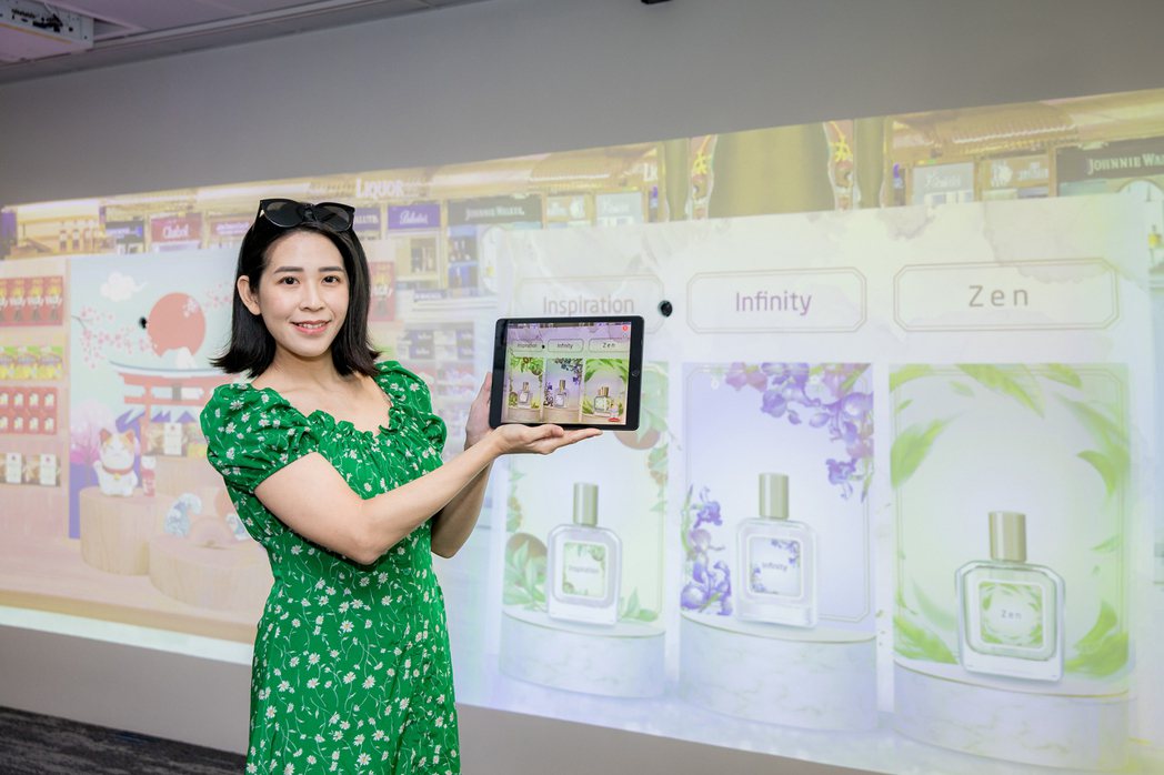 OMO聰明購物結合了AR技術，更提供五感香氛創新行銷方案。 NEC/提供