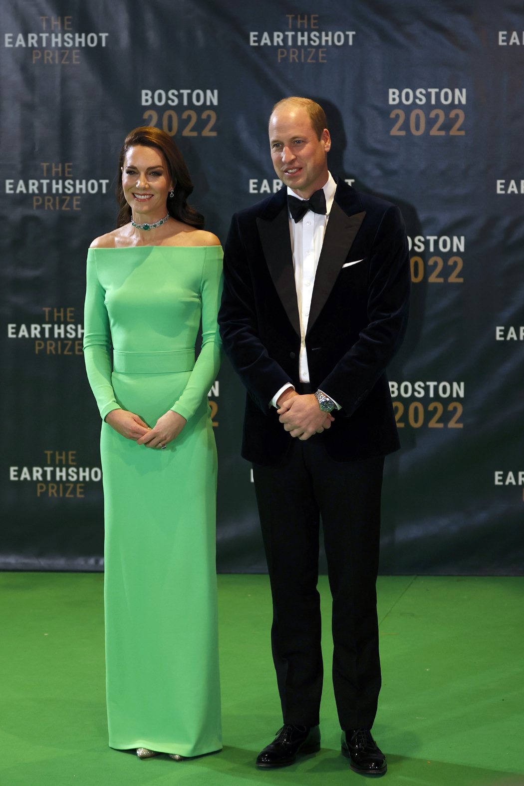 威廉與凱特伉儷2日出席波士頓舉行的第二屆Earthshot Prize Awar...