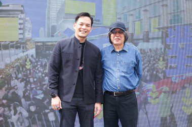 （由左至右）台灣大哥大總經理林之晨、PChome Online網路家庭董事長詹宏志。記者沈昱嘉／攝影
