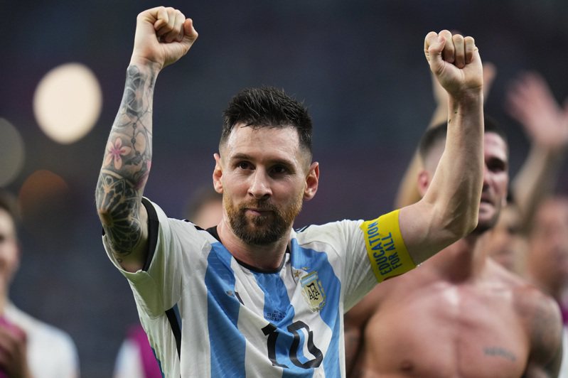 阿根廷隊球星（Lionel Messi）。 美聯社