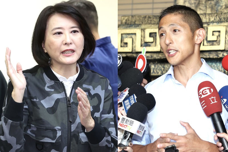 蔣萬安當選台北市長，台北市第三選區立委補選將由國民黨王鴻薇（左）出戰民進黨徵召的吳怡農（右），這場補選引發不少關注。圖／聯合報系資料照片
