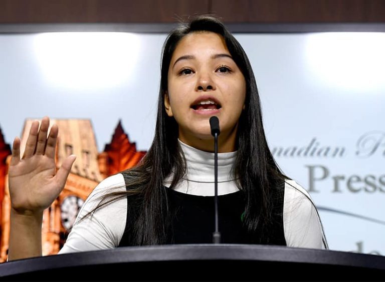 Emma Lim at the Parliament Hill in Ottaw...