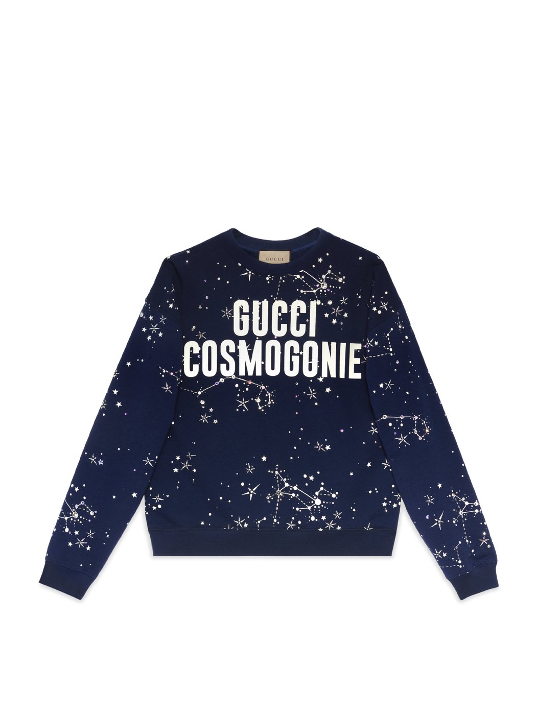 Cosmogonie系列藍色星光長T恤，79,000元。圖／GUCCI提供
