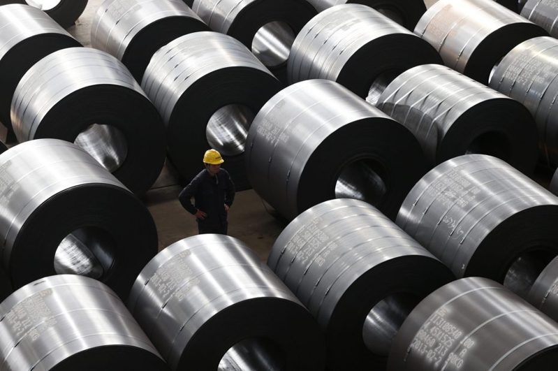 美国和欧盟考虑对中国大陆钢、铝课征新关税，以推动减少碳排和因应全球产能过剩。（路透）(photo:UDN)