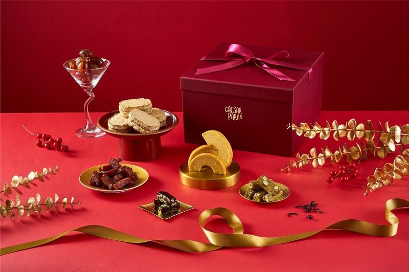 凱撒飯店連鎖新春豐彩禮盒，擁有質感包裝。 業者／提供