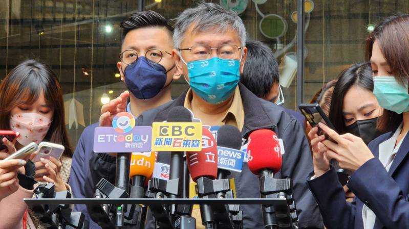 台北市長柯文哲上午出席「為公參做體檢」活動時受訪。記者楊正海／攝影