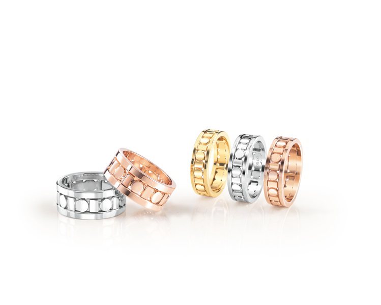DAMIANI Belle Époque Reel 18K金戒指，提供不同尺寸與金質選擇。圖／DAMIANI提供
