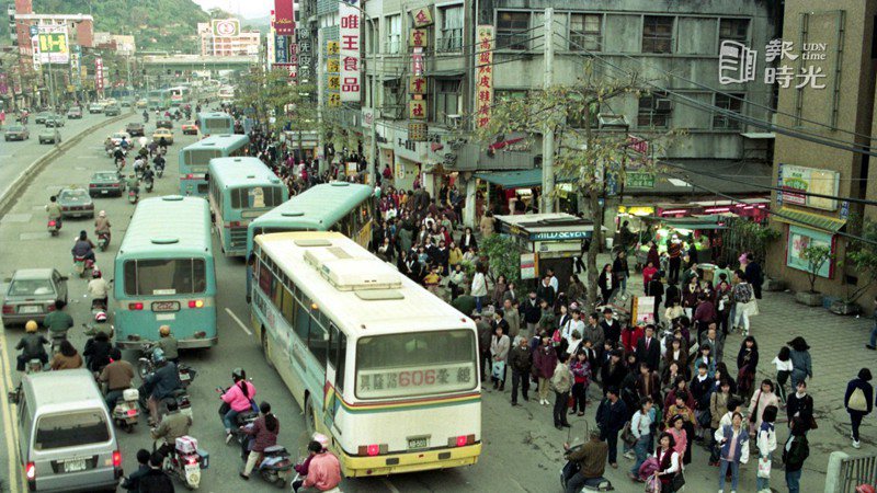 台大公館商圈街景。圖／聯合報系資料照(1993/02/26  林秀明攝影)
