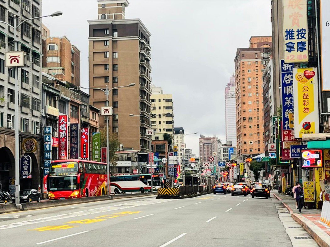 圖為台北市街景示意圖。報系資料照片