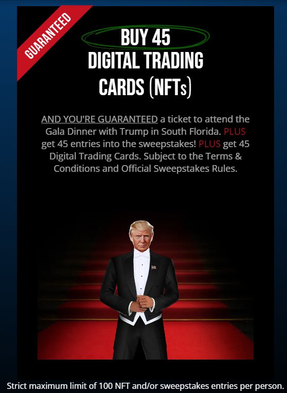 圖／Trump Digital Trading Cards