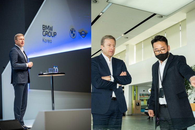 BMW執行長Oliver Zipse在16日當天到訪韓國，並在晚間舉行的新世代大七發表會上致詞。 摘自BMW Korea Instagram