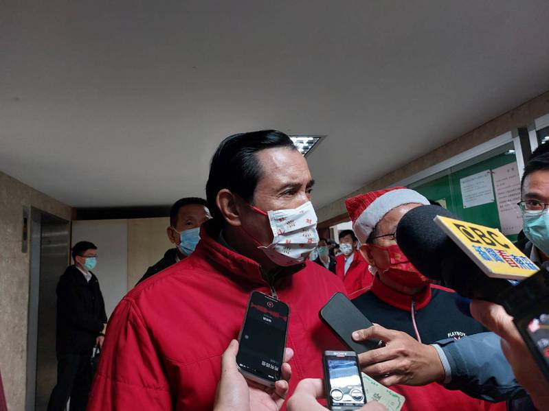 前總統馬英九今出席聖誕活動。記者程遠述／攝影