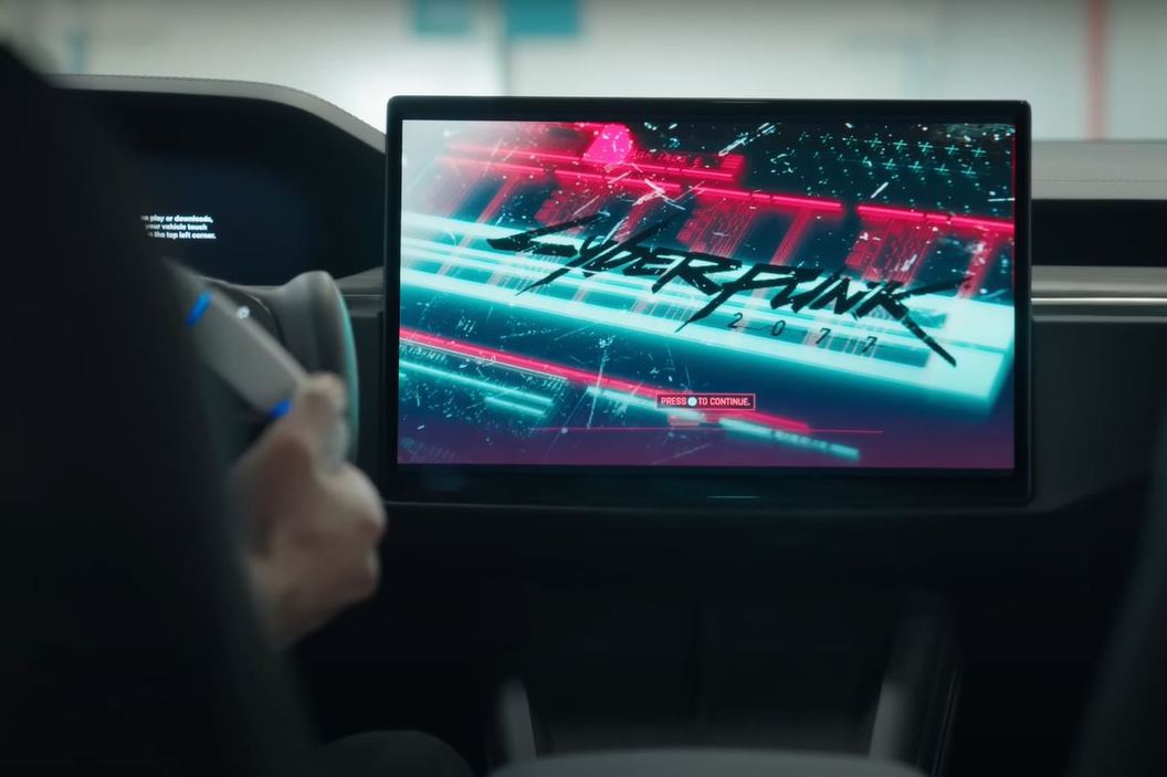 特斯拉Model S、X車主終於可以在車上玩Steam遊戲 還有車外燈光秀！
