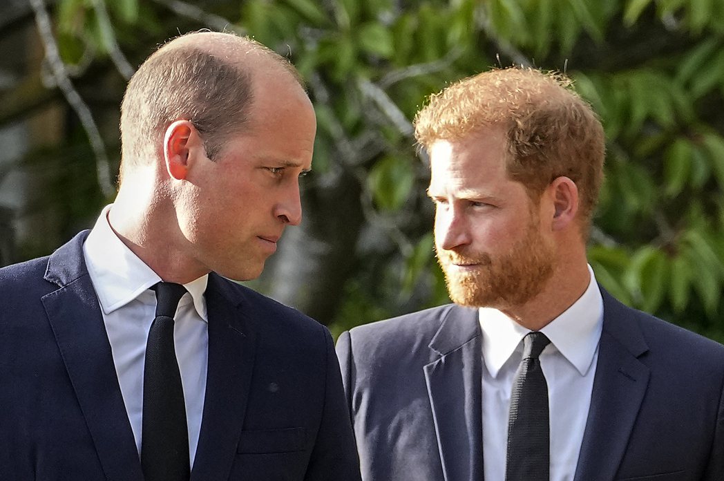 英國哈利王子(右)在新播出的Netflix紀錄片《哈利王子與梅根》中爆料哥哥威廉...