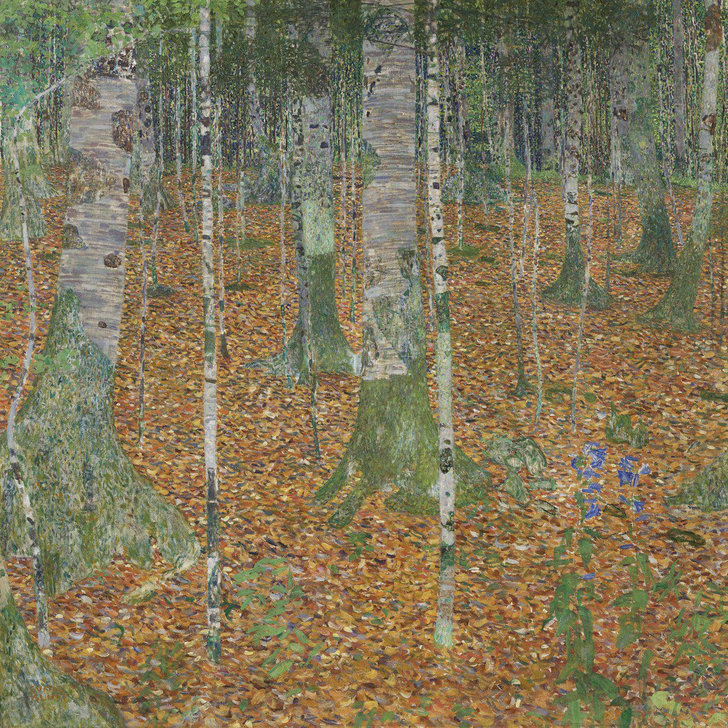 「先鋒創見：保羅艾倫珍藏」專拍上，克林姆，《白樺林》（Birch Forest）...