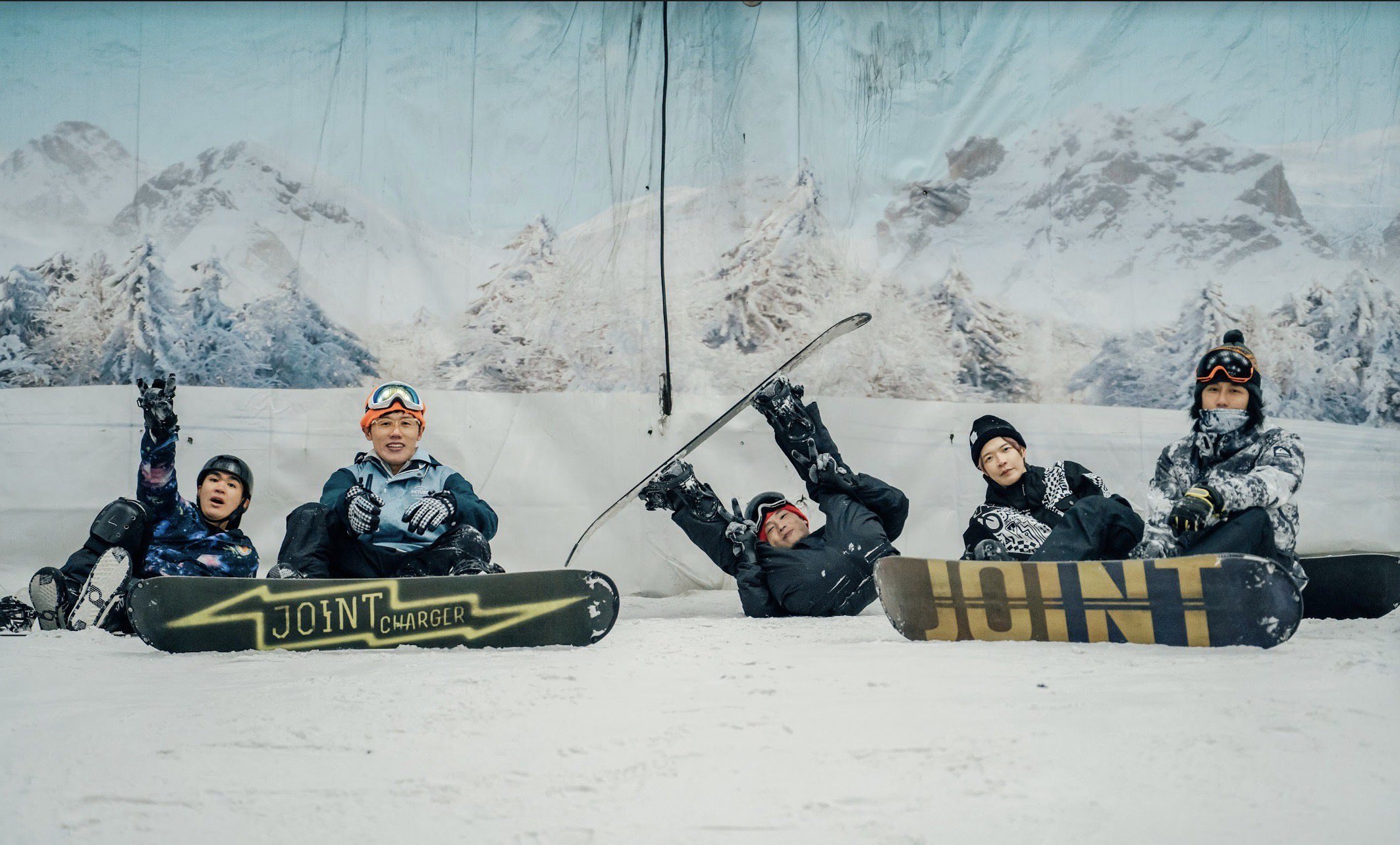 八三夭集訓滑雪迎豐收年。圖／KKLIVE提供