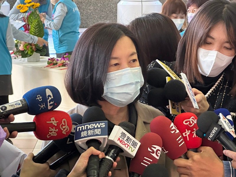 台南市議會民進黨團推出邱莉莉競選議長。記者鄭維真／攝影