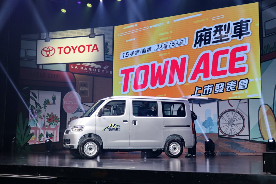 TOYOTA Town Ace廂車正式售價53.9萬起。 記者陳威任/攝影