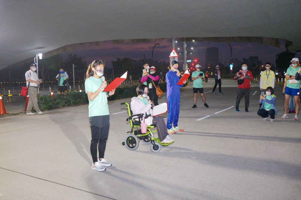伴城路跑是台灣歷史上首場由身障運動員宣誓的路跑賽事。 圖／運動筆記提供