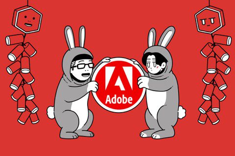 Adobe兔年限定新春禮盒 人氣插畫家 Duncan＆Kurt 強強聯手設計 就...