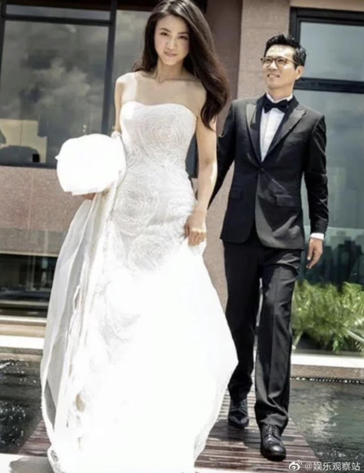 湯唯2014年和韓籍導演老公金泰勇結婚。圖／摘自微博