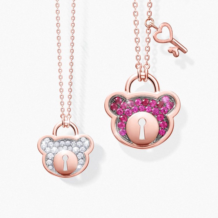 林曉同珠寶靈感來自由傳統吉祥器物的「如意熊」，44,100元起。圖／林曉同珠寶提供