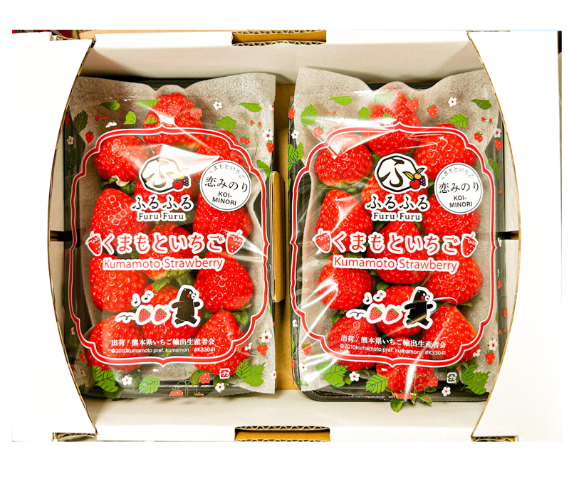 熊本縣產地直送冬季必吃的熊本縣熊紅草莓，特價950元。圖／DON DON DONKI提供