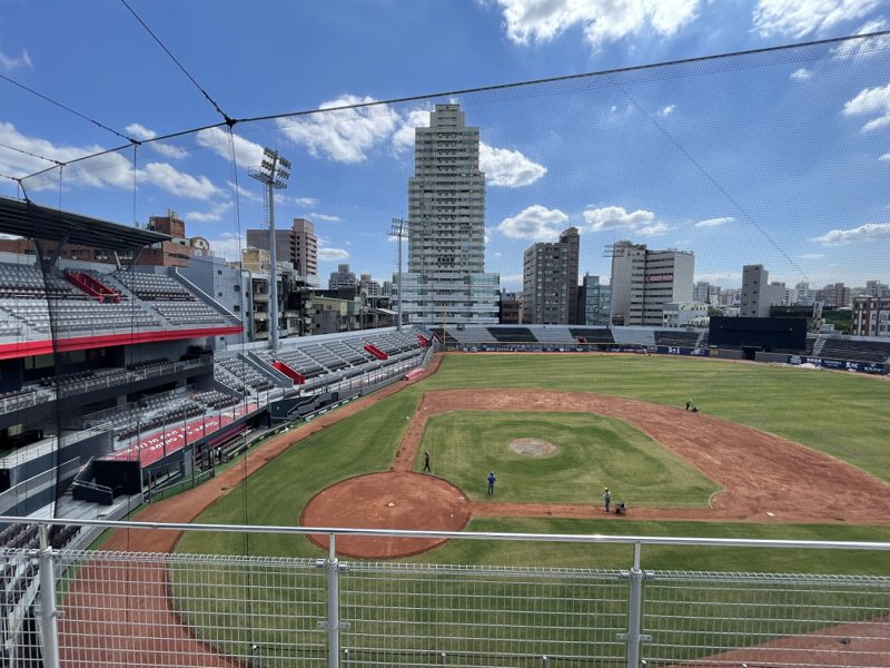 新竹市立棒球場案已由新竹地檢署立案調查。記者張裕珍／攝影