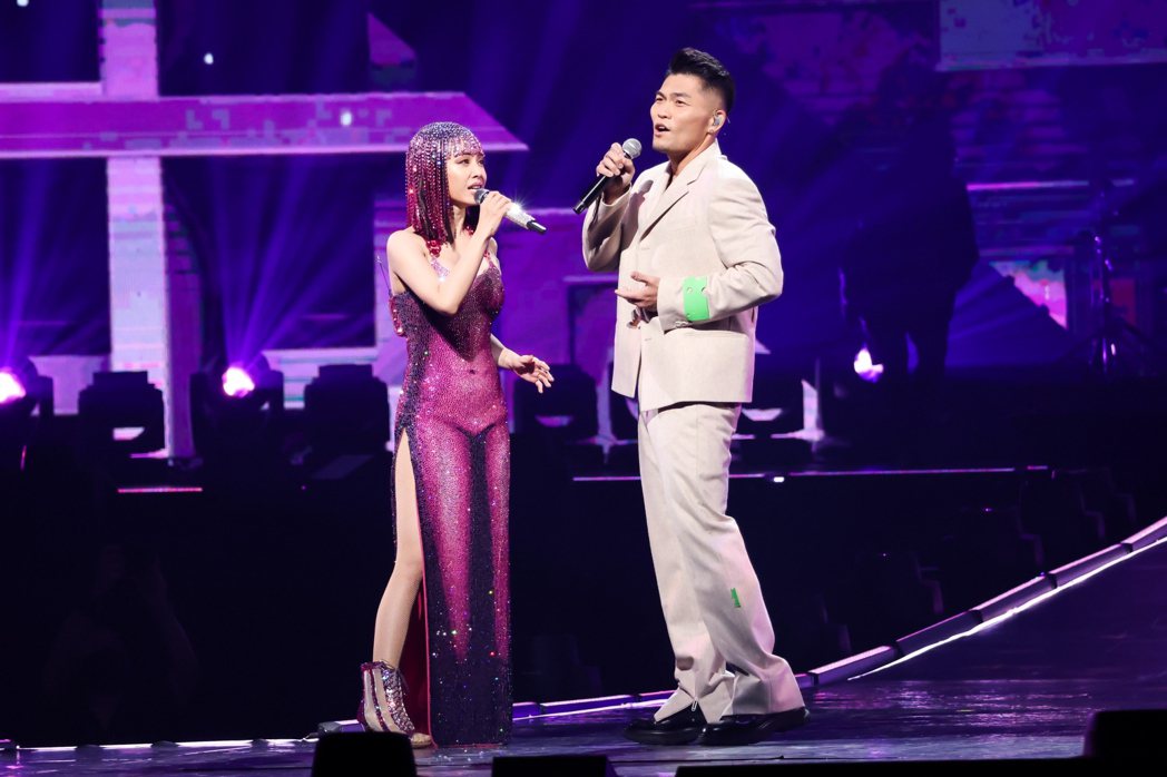 蔡依林（左）邀请李玖哲担任6日演唱会嘉宾。记者吴致硕／摄影
