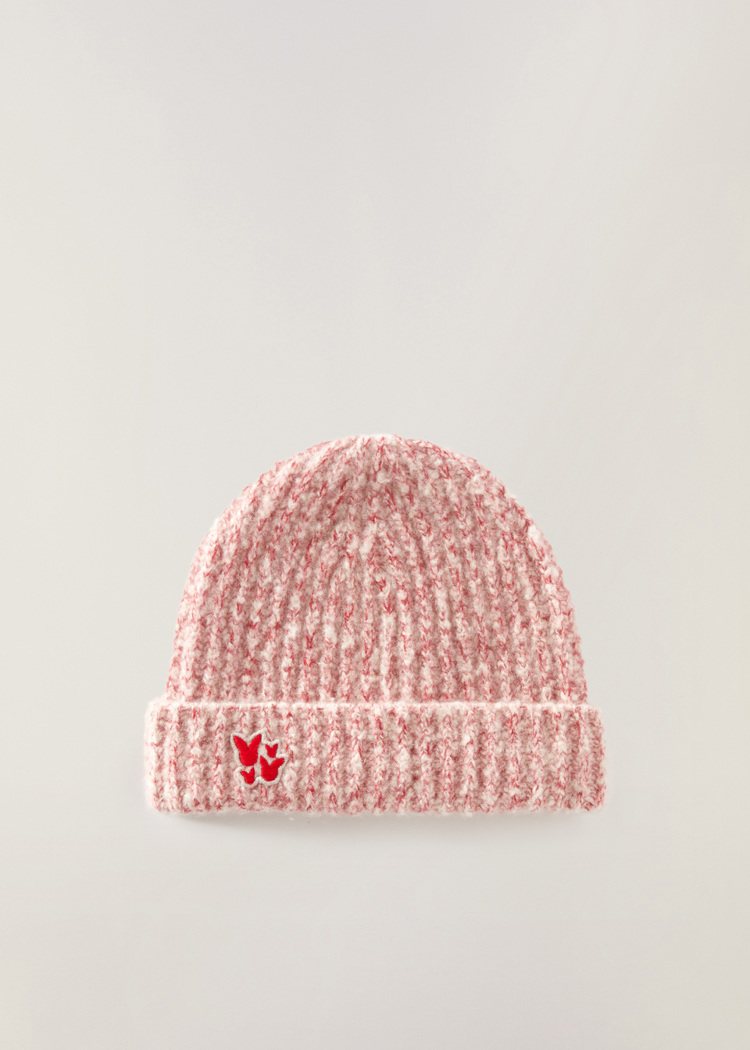 Loro Piana AIRCASH針織刺繡短毛帽，20,900元。圖／Loro Piana提供