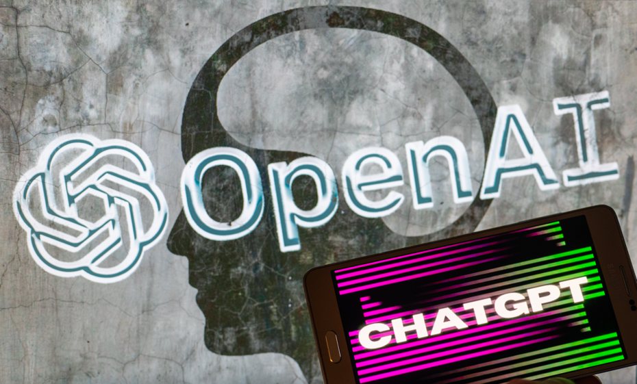 微軟公司傳出正討論向近期爆紅的AI聊天機器人ChatGPT背後的開發商OpenAI投資100億美元。路透／NURPHOTO