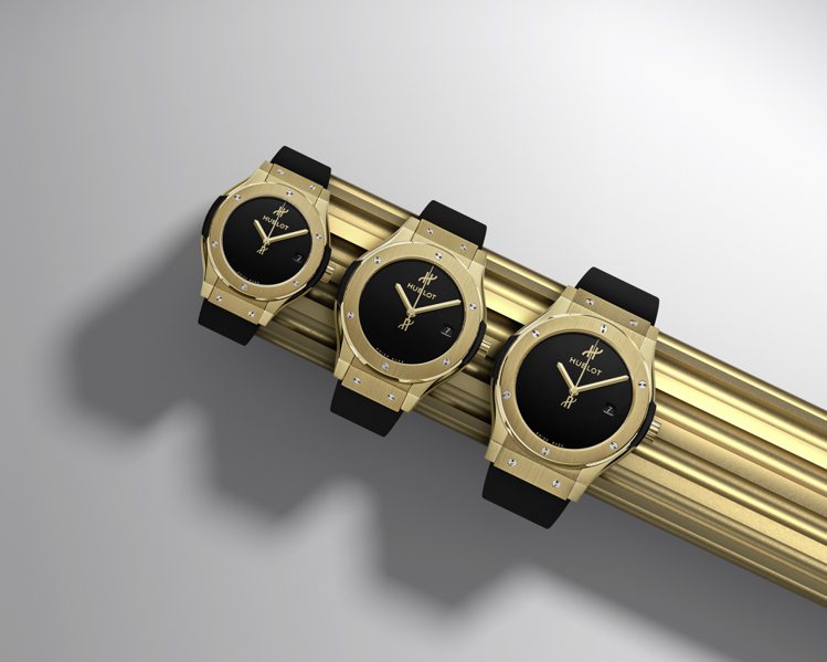 經典融合系列原創腕表黃金款共推出42毫米、38毫米、33毫米全尺寸選擇，經典融合系列原創腕錶全球限量均500枚。