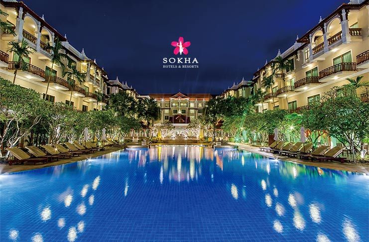 聖卡吳哥渡假酒店（Sokha Angkor Resort）。圖／聖卡酒店集團提供