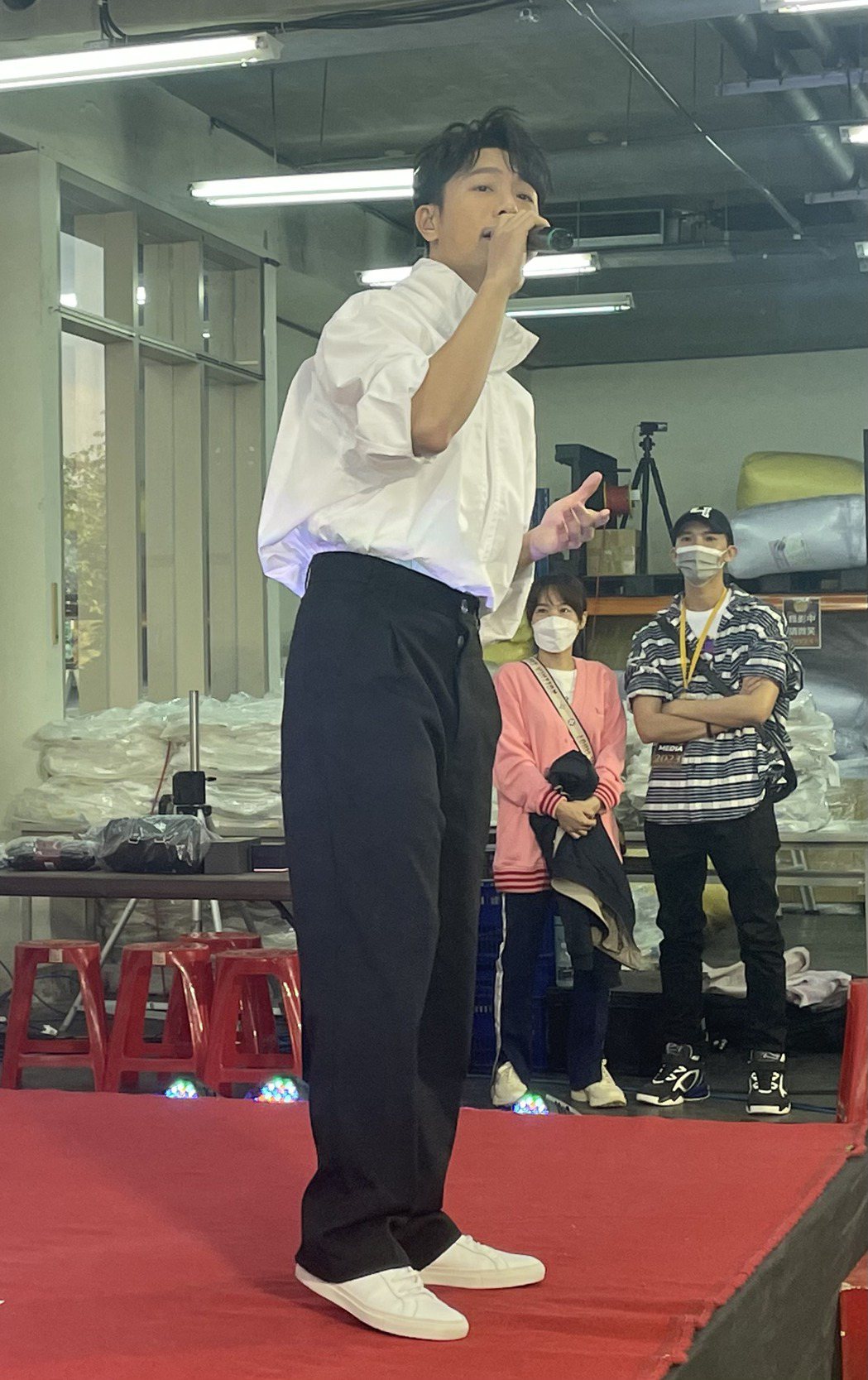 韋禮安今於「電商萬磁王」瑪菲司的感恩盛會演出。記者王郁惠／攝影