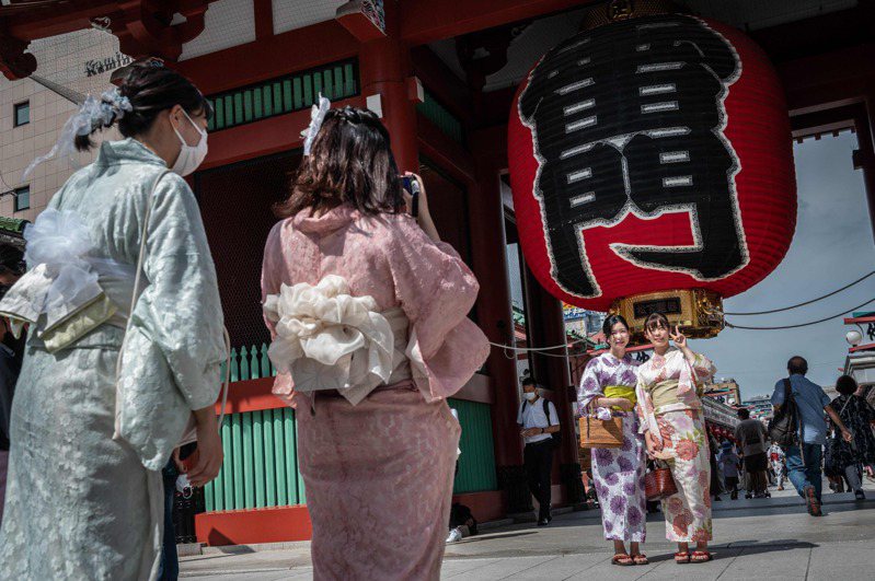 日本是不少台灣人出國旅遊的首選。法新社
