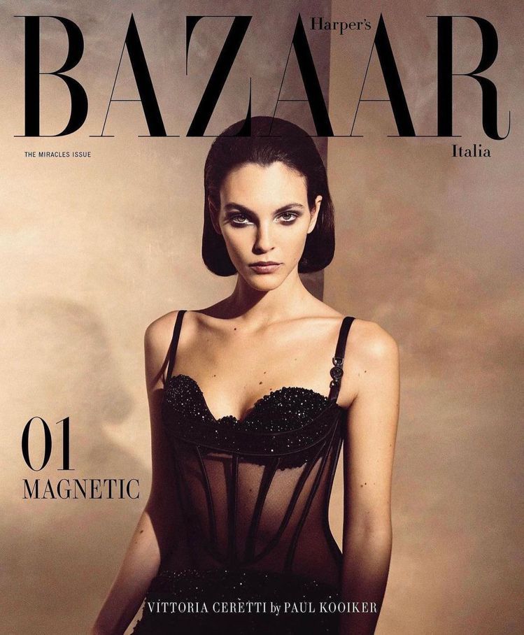 義大利名模維多莉亞伽蕾蒂曾經登上許多重量級雜誌的封面。圖／摘自IG