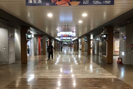 台北車站K區地下街。(本報系資料照)