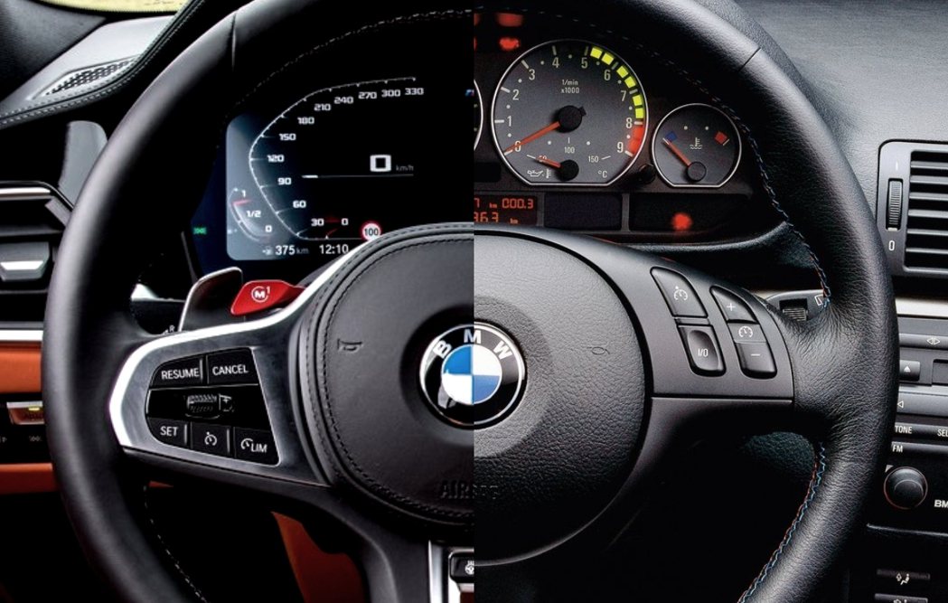 數位儀錶板 vs 類比儀錶板 你更喜歡哪一個。 圖／摘自BMW