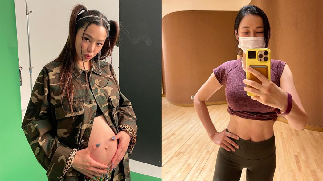 李荷妮產後半年練出11字腹肌。 圖／擷自李荷妮Instagram